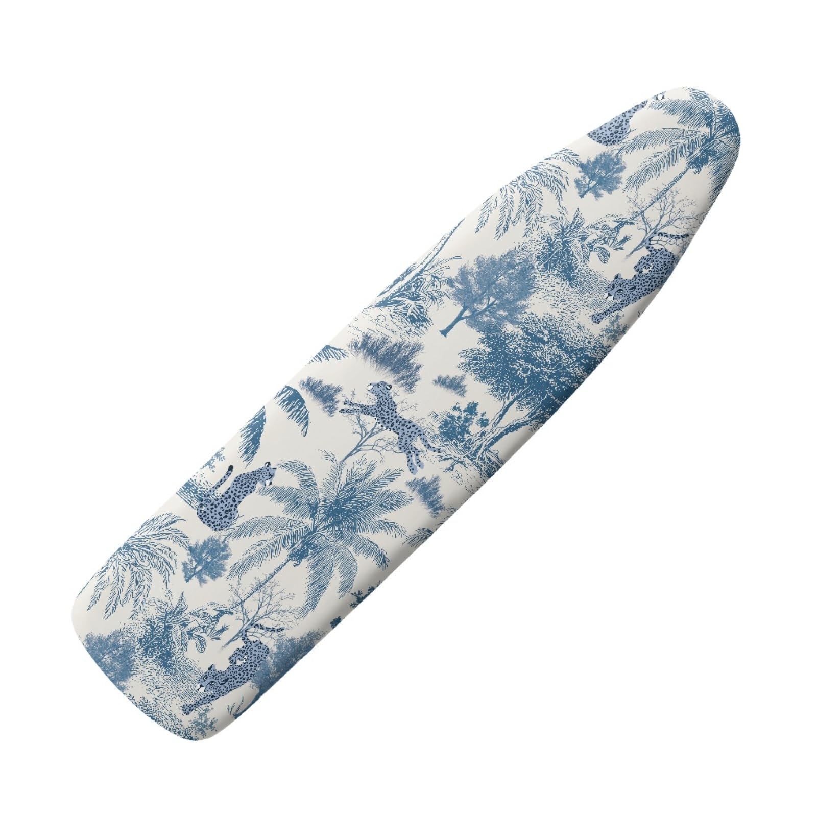 Ironing Board Cover 147X48 Tree Padded Iron Board Cover With Elasticated, Easy Fit And Resists Scorching, Cord Binding & Stretch System
