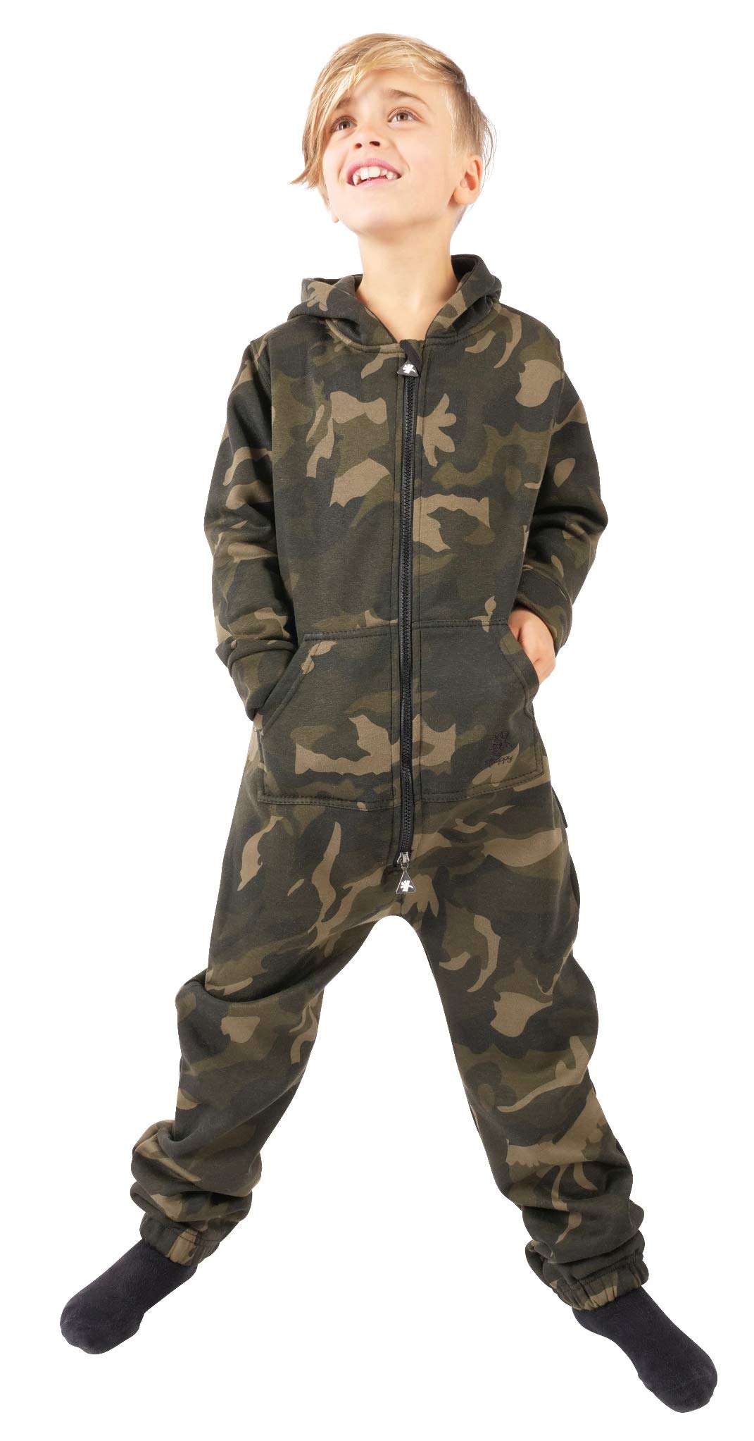 O'Poppy Kinder Jumpsuit einteilig (134-140, camo Olive)
