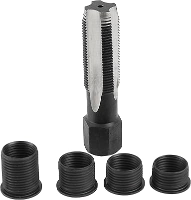 OEMTOOLS 25649 Kit de reroscado de culata de 0.551 in | Herramienta de mecánico para reenhebrar culatas | Incluye combinación de g