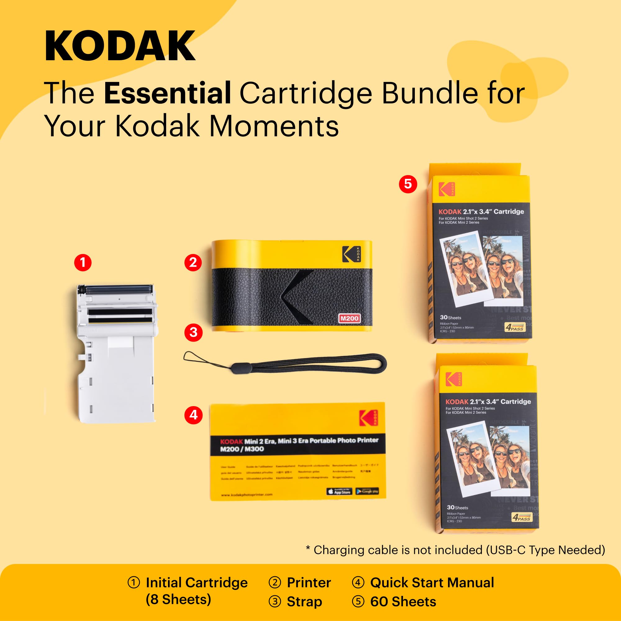 Amazon.co.jp: コダック KODAK Mini 2 ERA 4PASSポータブルフォト