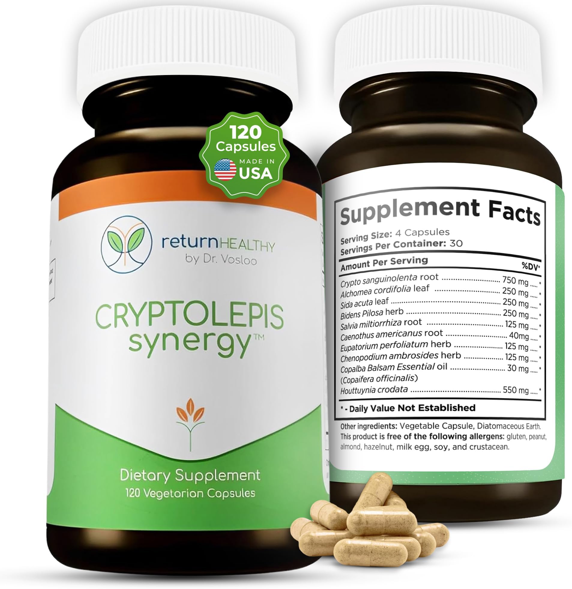 - Cryptolepis Synergy, Immune Support Vitamins, Immune System Booster for Adults, Liver, Lymphatic, & Immune Support Supplement, Supports Lyme & Natural Parasite Defense, 120 Capsules