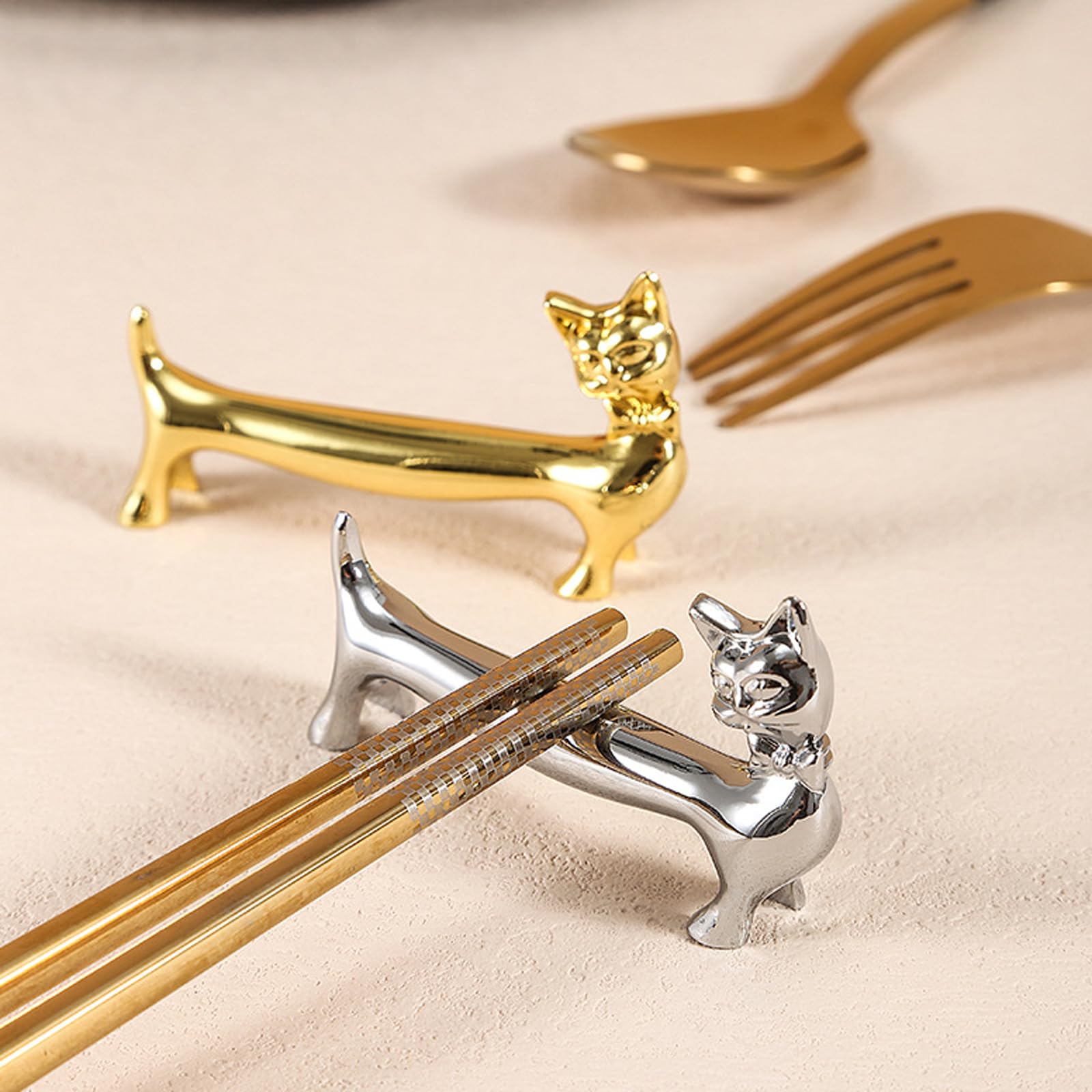 Repose-Baguettes, Support pour Baguettes de Restaurant, Support Mignon pour cuillère et Fourchette, Support pour Baguettes et Couteau de Table.