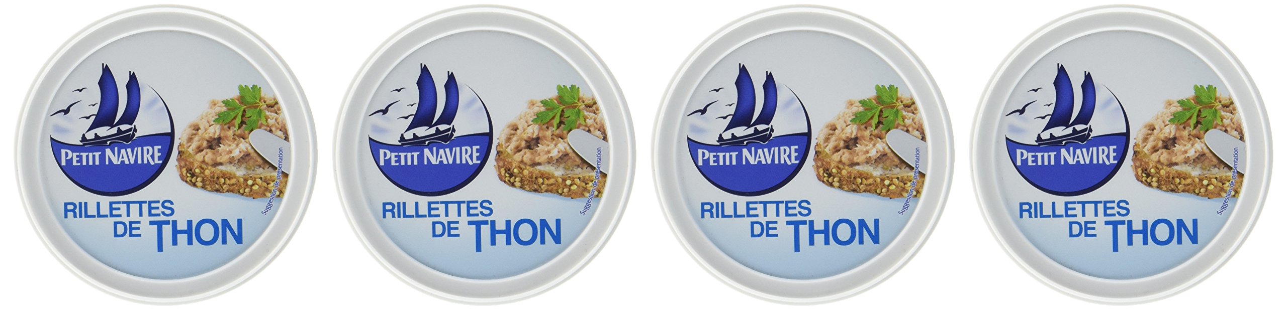 Petit Navire Rillettes de Thon 125g - Lot de 4