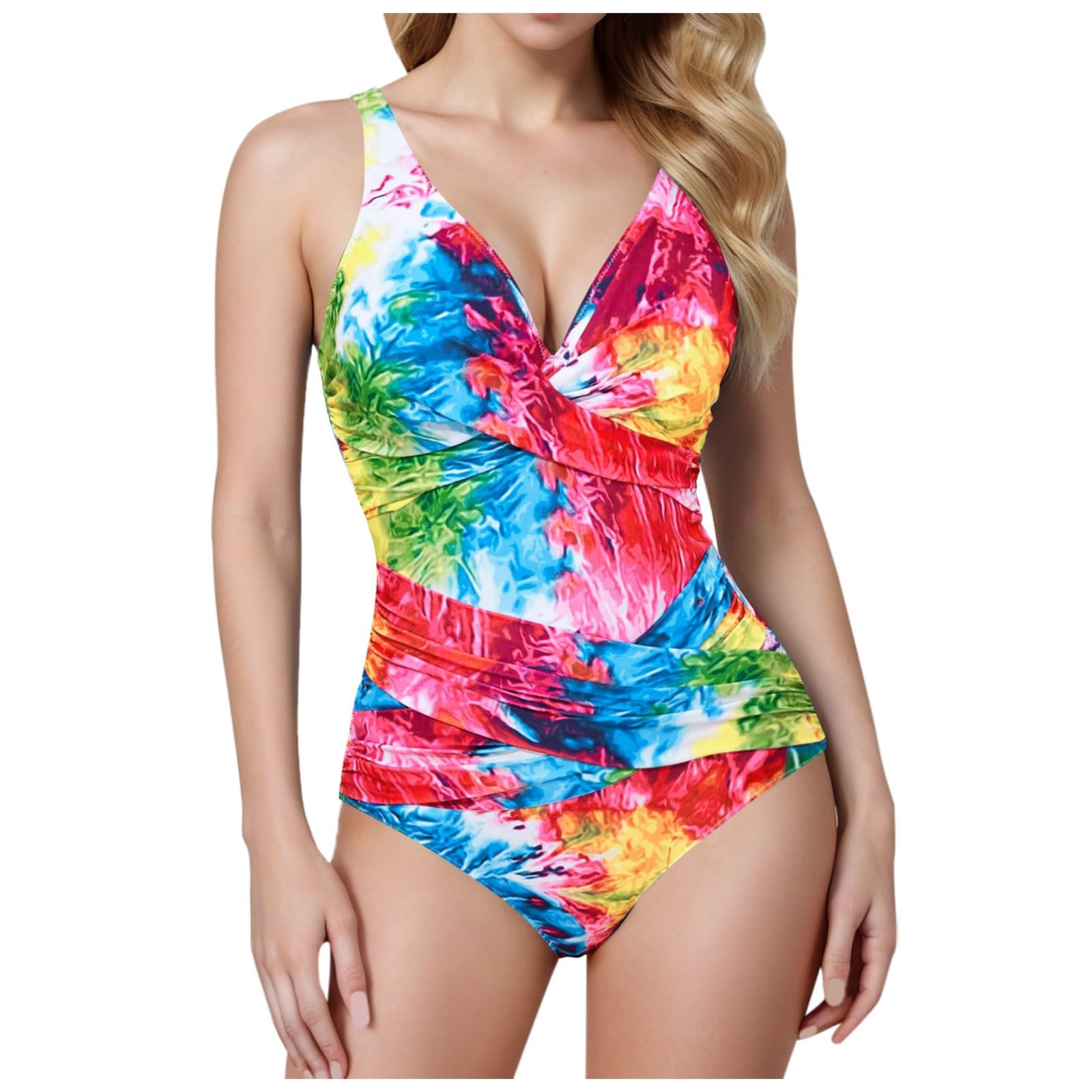 Generic Bañadores Mujer Reductores Bañador Reductor Mujer Barriga Trajes de Baño Una Pieza Vientre Plano Monokinis Control de Barriga