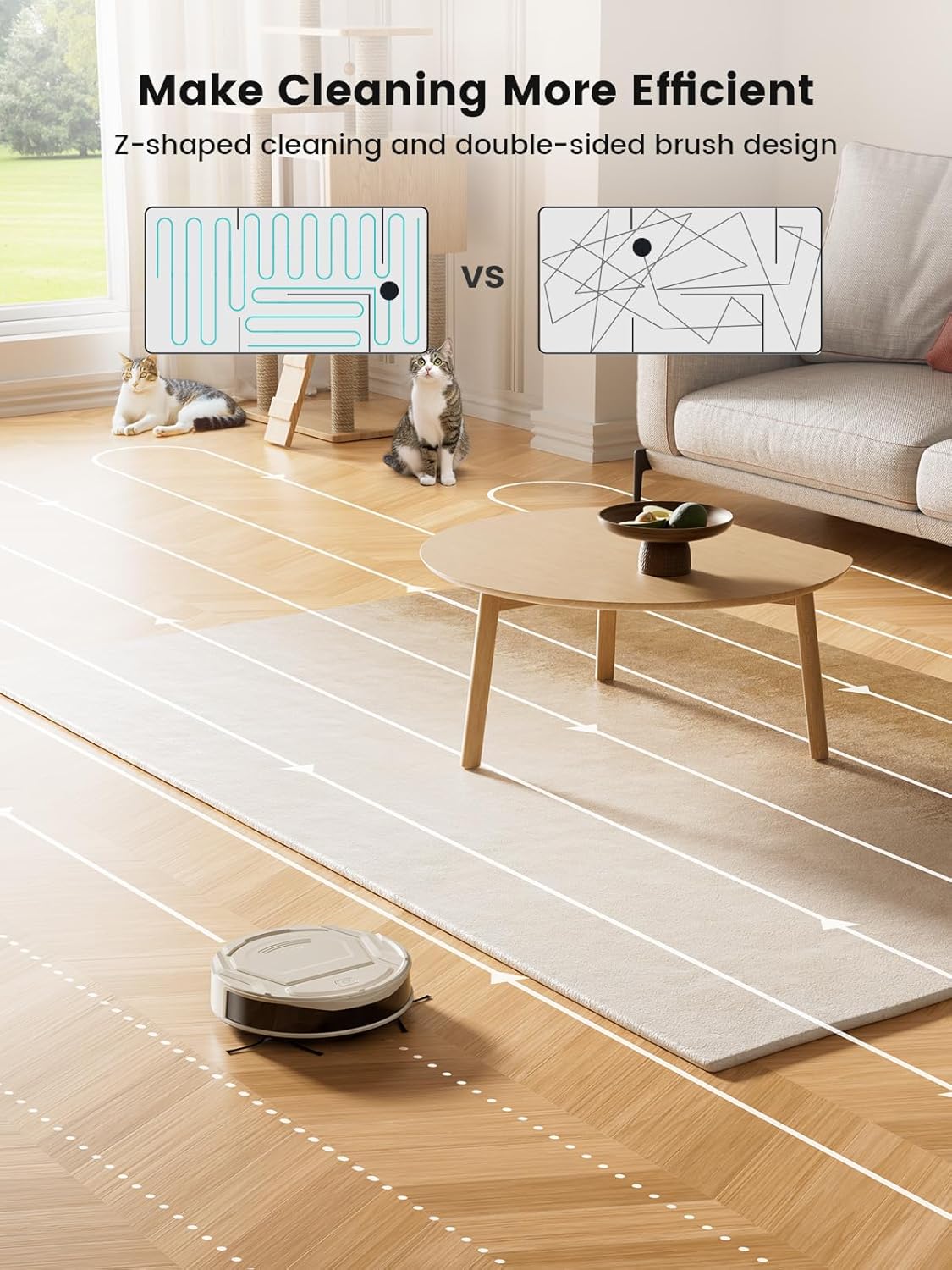 Lefant M210P Robot Vacuum with Remote Control