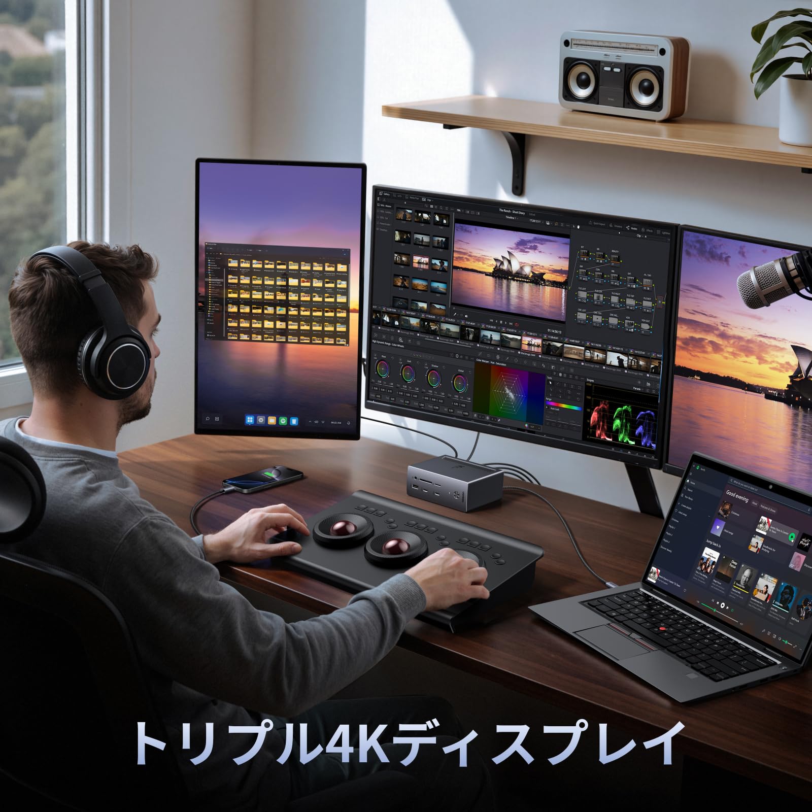 UGREEN ドッキングステーション 14-in-1 3画面出力 Amazon.co.jp: UGREEN ドッキングステーション 14-in-1 3画面出力