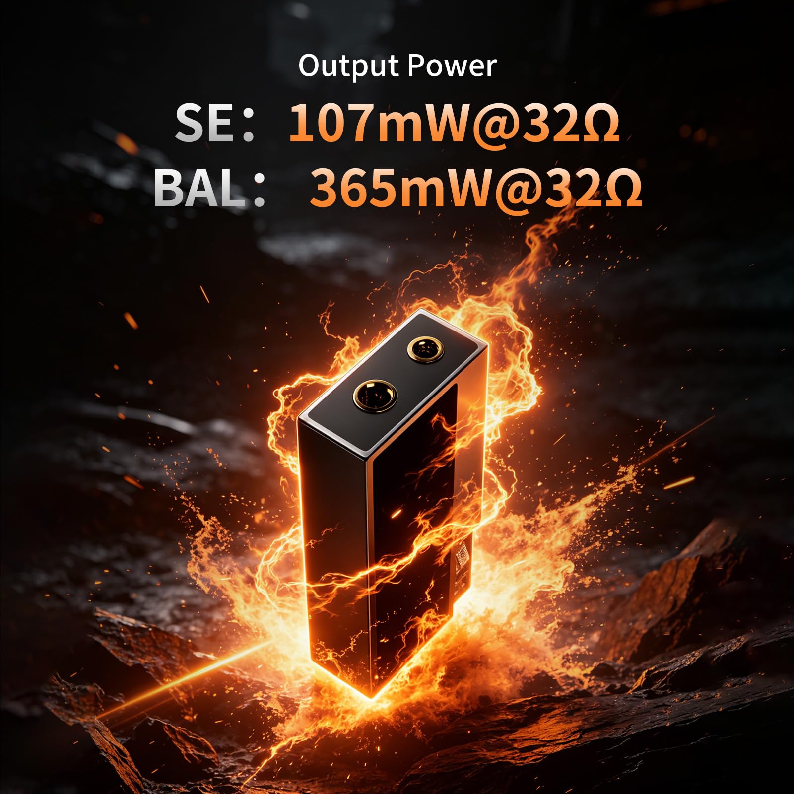SHANLING UA6 II DAC Dongle DAC portatile DAC e amplificatore con uscita bilanciata da 4,4 mm 8 × CS43131 DAC 365mW@32Ω Hi-Res Audio DSD512 per smartphone laptop PC, argento