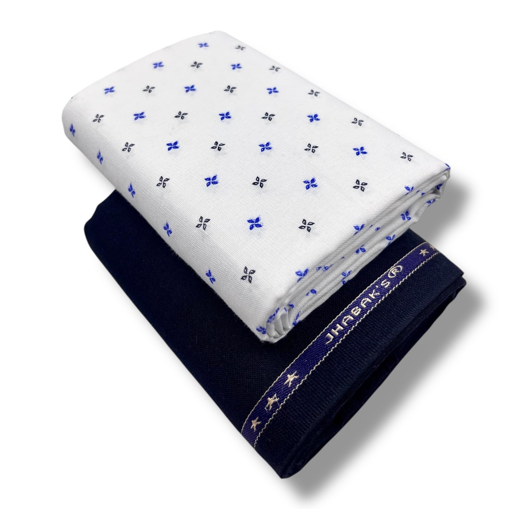 Unstitched Premium Cotton Blend Print Shirt & Trouser Fabric-image-31