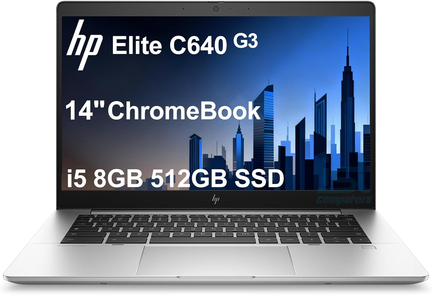 HP Elite C640 G3 Chromebook Plus Enterprise 14 Laptop (14″ FHD, Intel i5-1245U v…