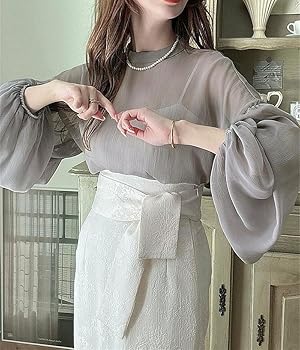 シースルートップス ハイネックシアートップス – irohani