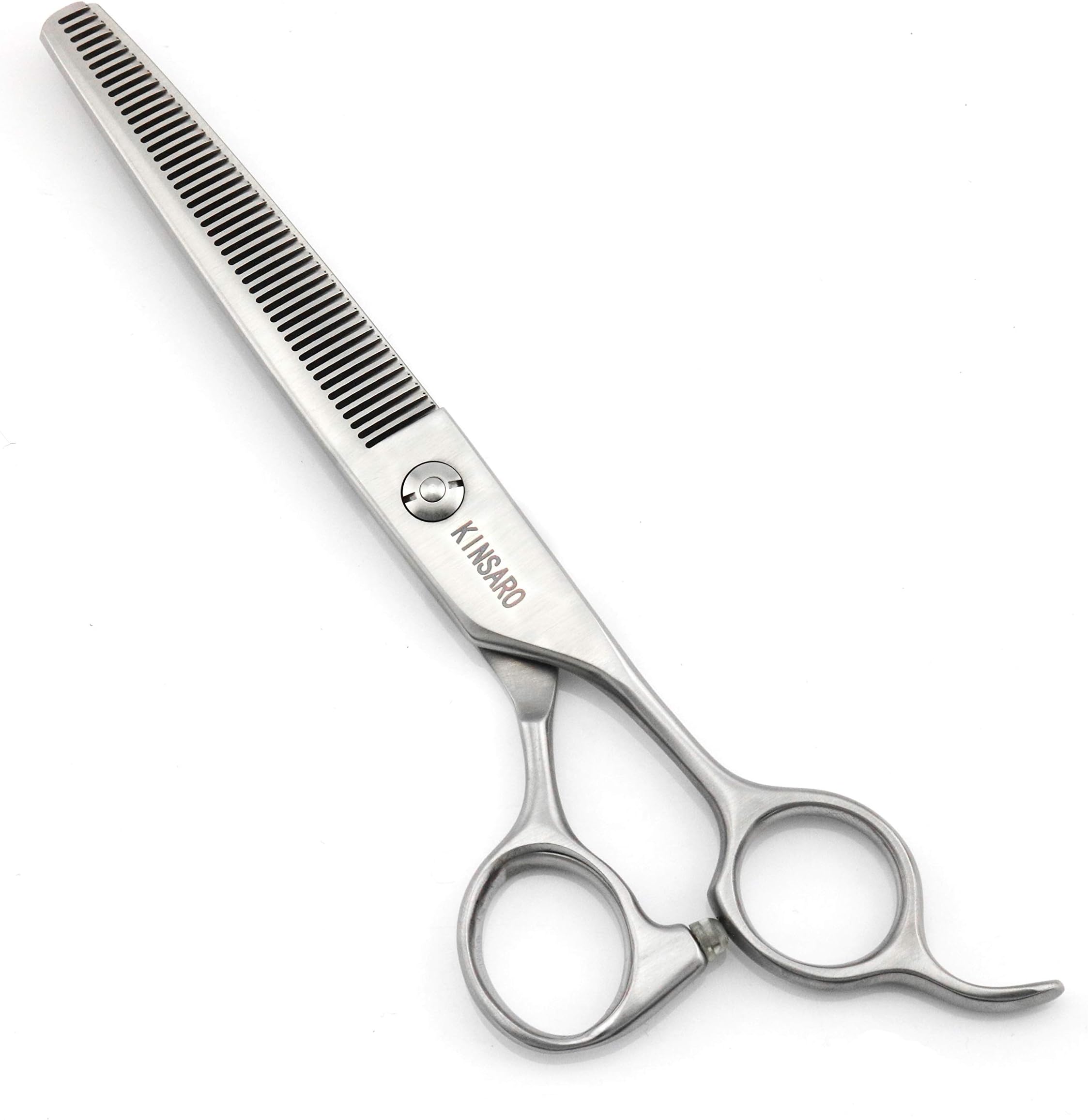 KINSARO Dog Grooming Scissors Dog Grooming Chunkers Dog Grooming Shears Dog Thinning Scissors for Dog 7" 6.75" Matte Silver