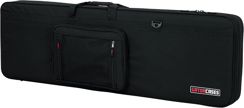 Gator Cases Lightweight Polyfoam Guitar Case for Electric Bass Guitars; (GL-BASS)