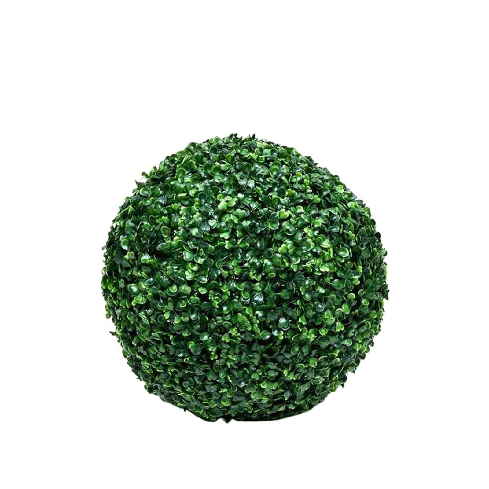 Zymjzbetic Artificial Topiary Balls 23/36cm Artificial Plant Topiary Ball Faux Boxwood Decorative Balls for Backyard Balcony Garden Wedding and Home Decor(36cm)