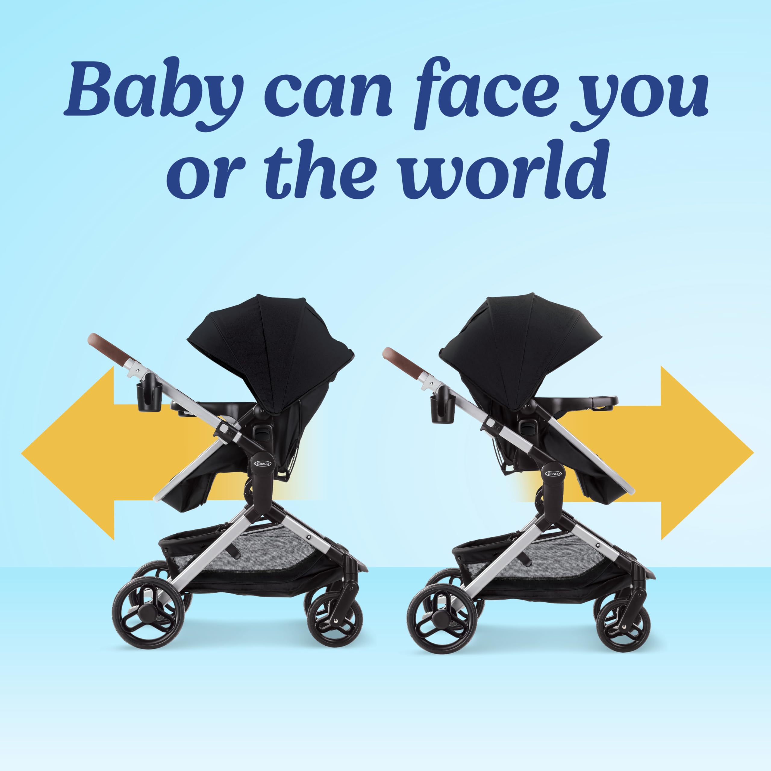 Graco Modes Nest 3-in-1 Travel System with SnugRide Turn & Slide - Carseat Stroller Combo with Rotating Rear-Facing Baby Car Seat, Adjustable Slide2Me Infant Car Seat to Toddler Stroller - 5