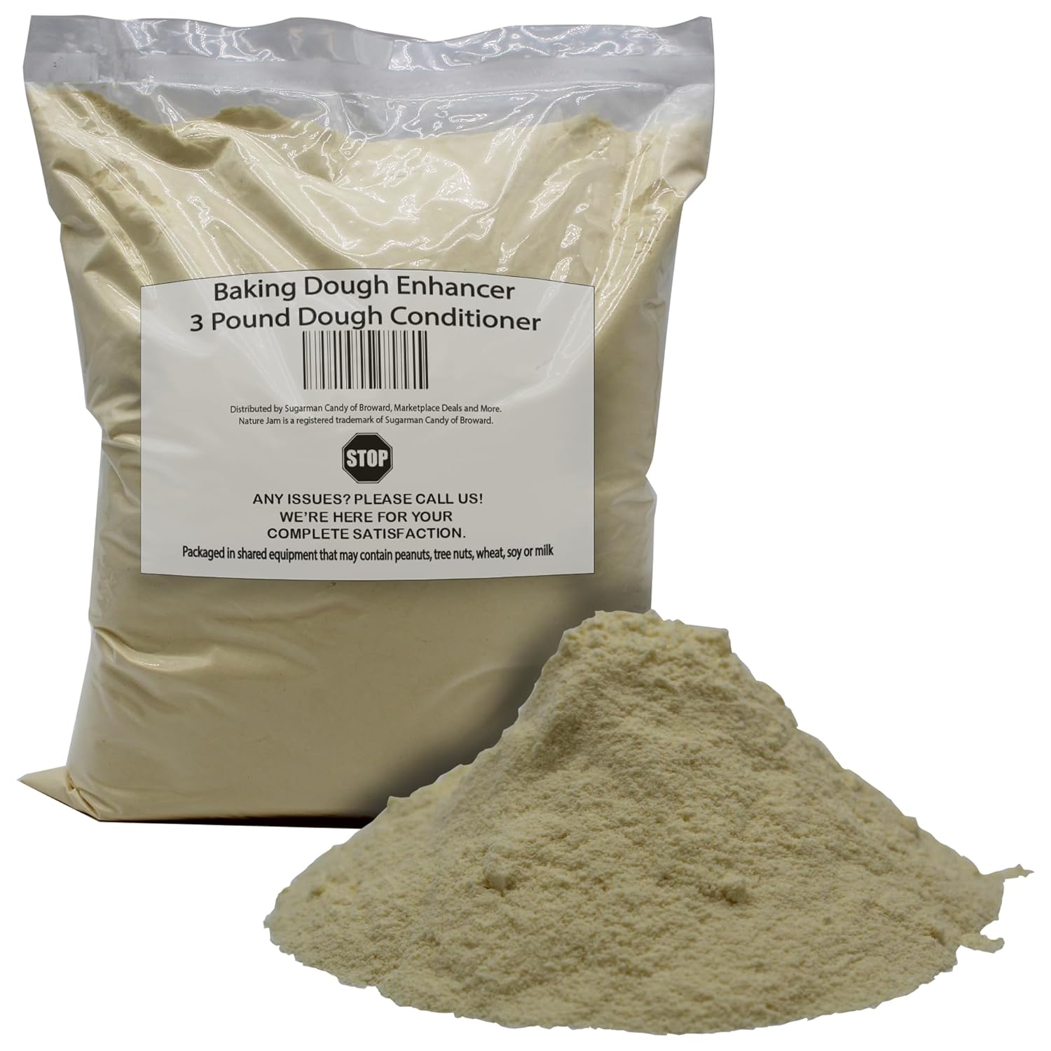 Baking Dough Enhancer-3 Pound Dough Conditioner- Bread Improver Donut Enhancer