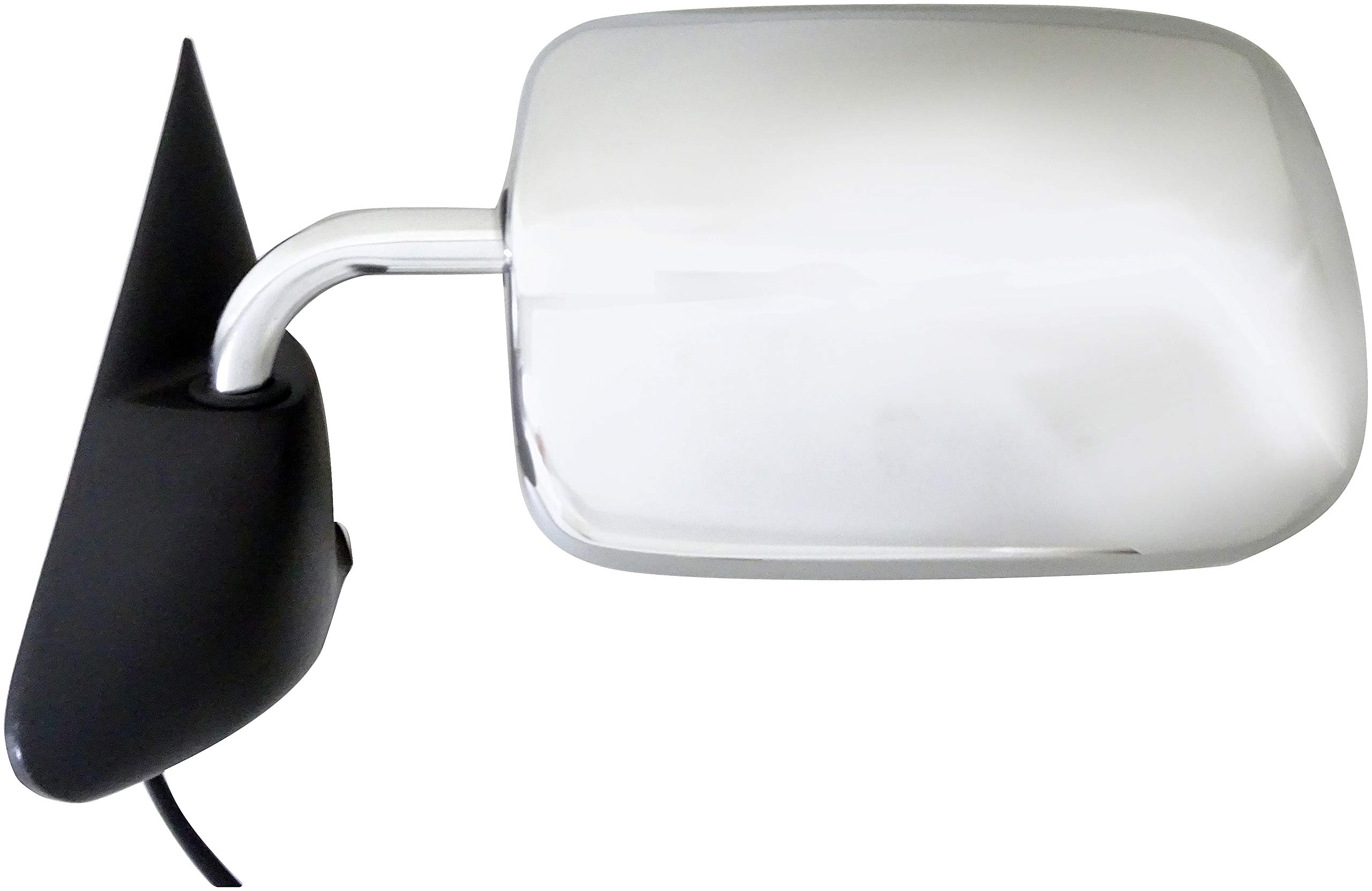 Dorman 955-248 Driver Side Power Door Mirror - Folding Compatible with Select Dodge Models, Chrome
