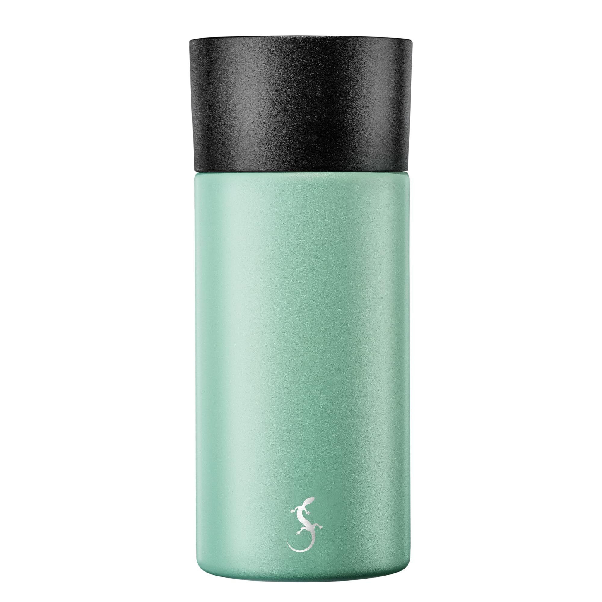 Lurch Insulated Mug 360° with One-Handed Operation and Scratch-Resistant Powder Coating 0.3 L Dark Salvia