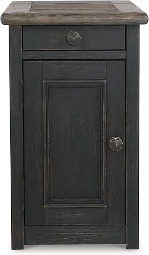 Miniatura 4 de Signature Design by Ashley Tyler Creek - Mesa auxiliar para silla Marrón negruzco,Encalar,Marrón medio,Marrón,https://www.amazon.com/dp/undefined