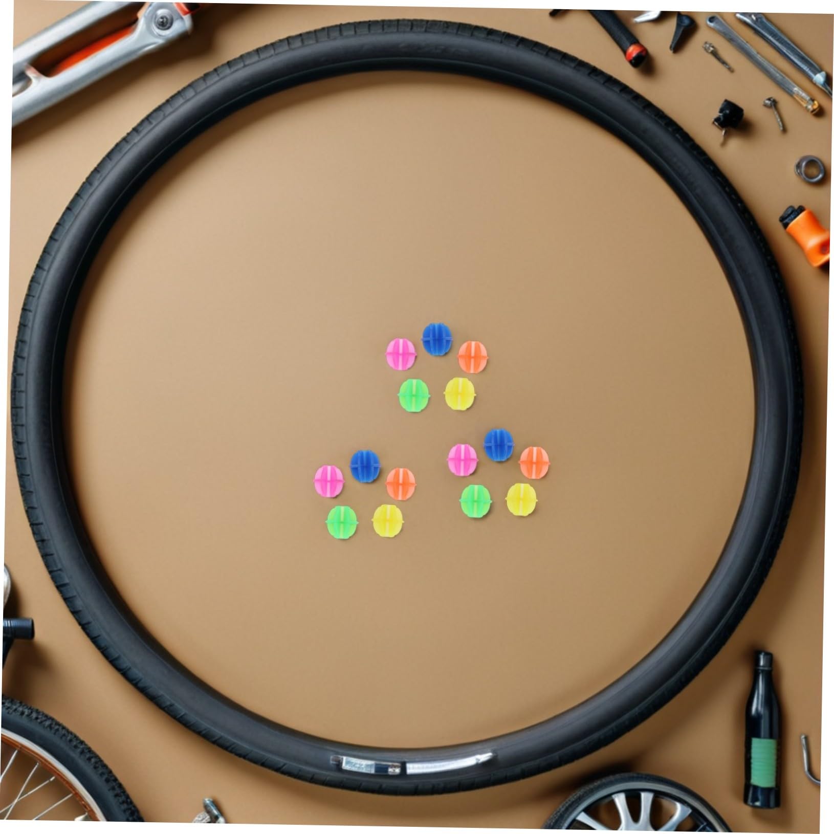6Er Set Leuchtende Speichenperlen Fahrradräder Dekoration Fahrraddekorationen Für Erwachsene Und Bunte Gleitperlen Fahrradspeichen Dekorationen Kinderfahrradzubehör
