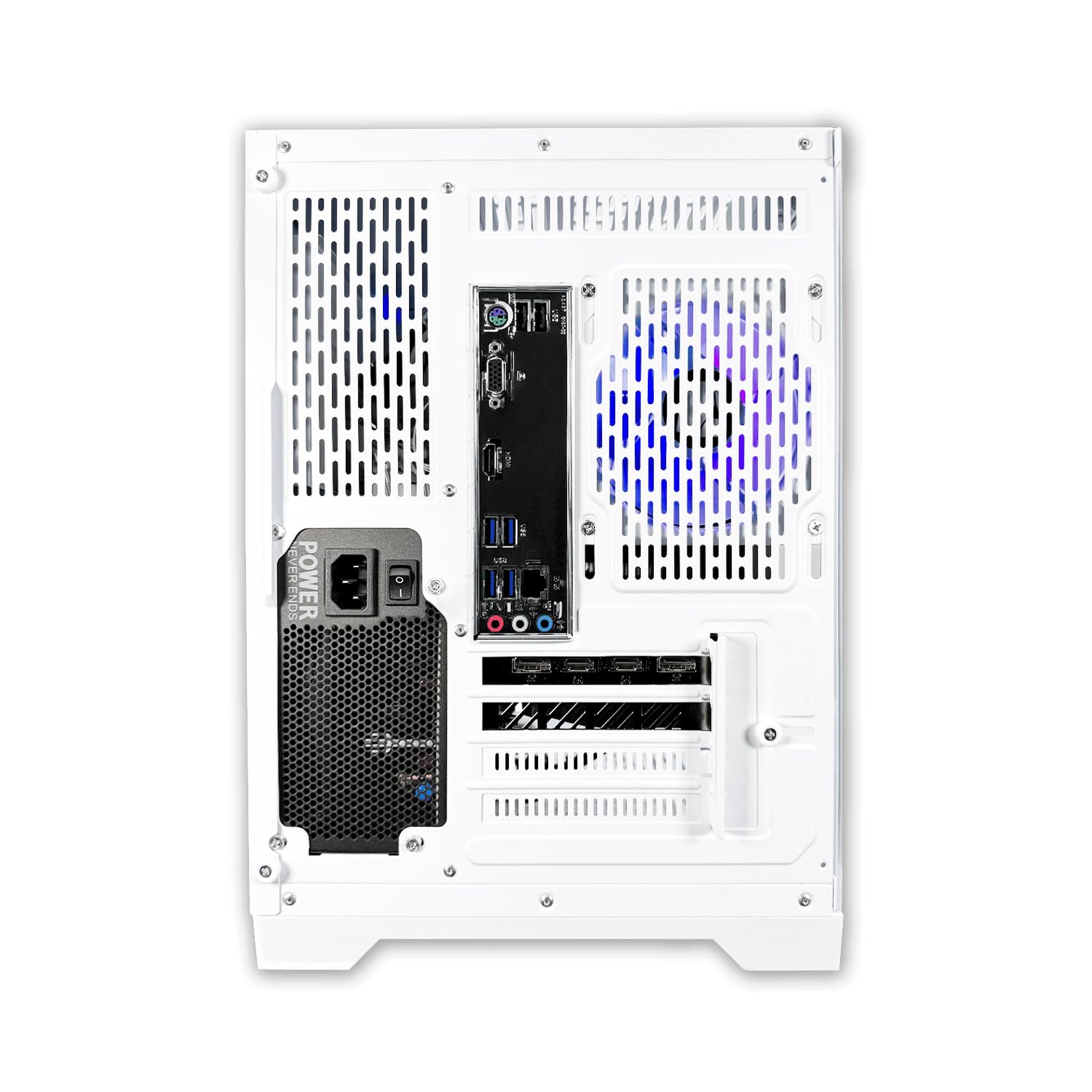 NitroPC PC Gaming Avanzado · FPS144 · 1440p Alto · R7 5700X + RTX 5060, RAM 16GB, M.2 1TB, Windows 11 Pro, WiFi, Blanco