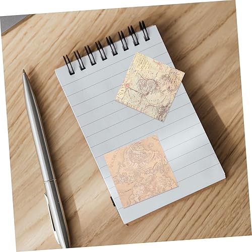 Miniatura 7 de EXCEART Juego de 4 juegos de papelería única de material de manualidades de viaje cuaderno vintage colección Washi diario de diseño de diario kits