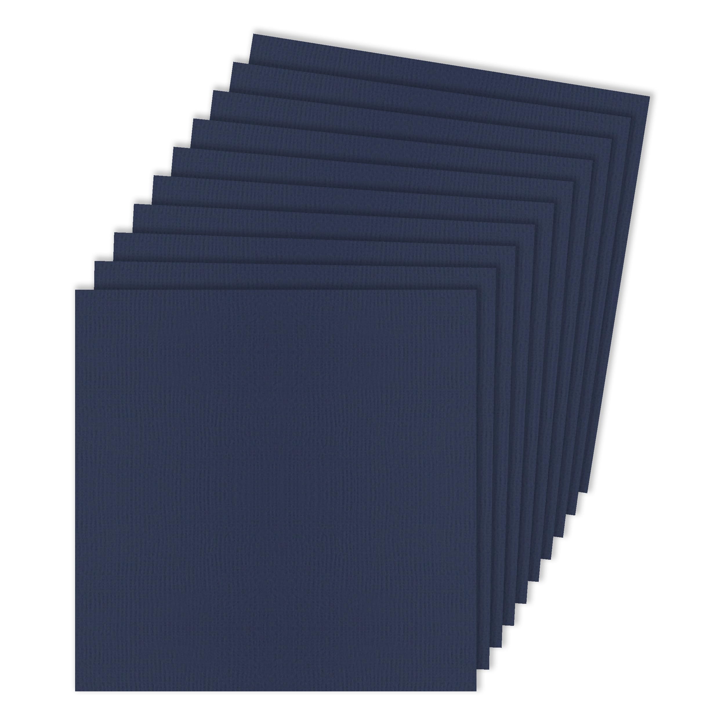 Craft Perfect Classic Cardstock - Weave Textured - 12" x 12" - 216gsm - Pier View - 10 Sheets