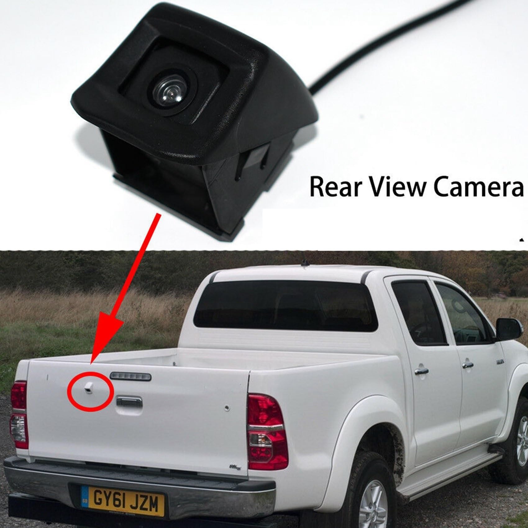 Kamera cofania pasuje do Toyoty do Hilux AN120 AN130 2010 2011 2012-2018 kamera cofania samochodu kamera cofania kamera cofania kamera tylna klapa kamera cofania kamera cofania kamera cofania