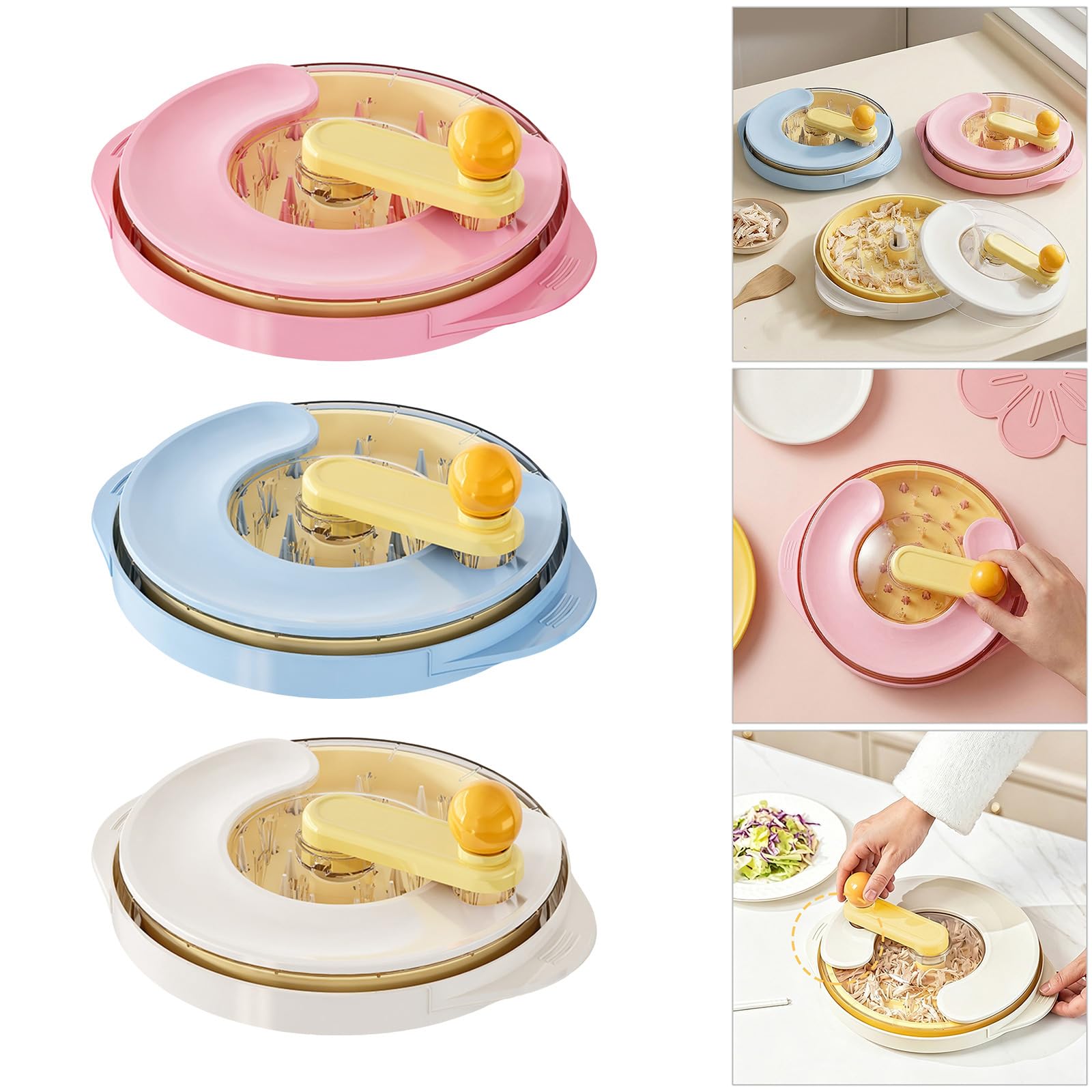 I trituratori Portatili rotanti Strisce Carne Uniformi per Le diete degli Animali Domestici Alimenti per Bambini e Esigenze Cucina utilizzando Un meccanismo Semplice Macchina per Alimenti
