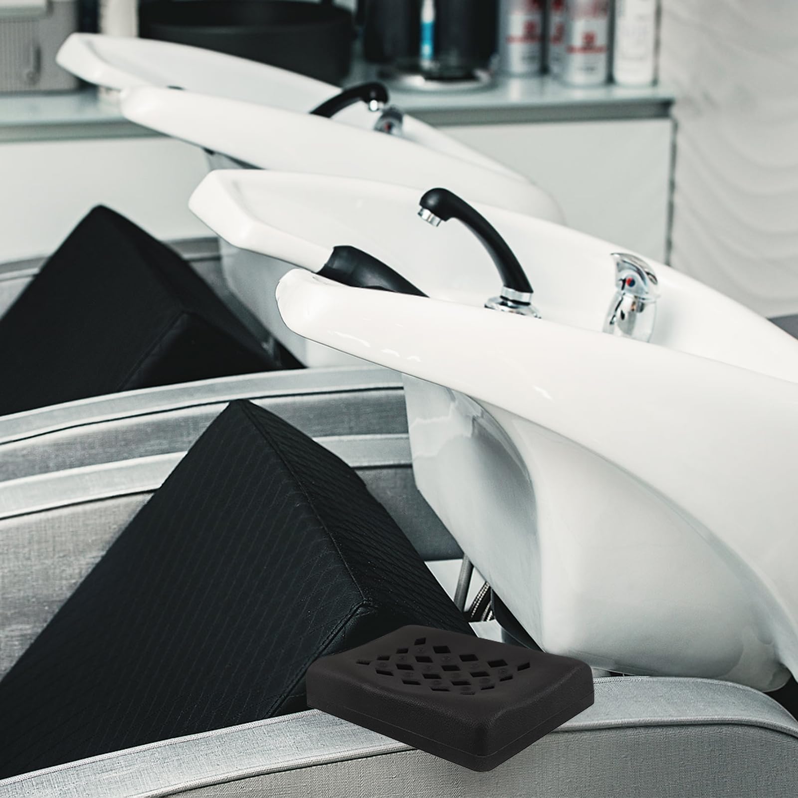 Nackenstützkissen für Salon Haarwaschkissen aus Pvc und Schaumstoff Ergonomisch Leicht zu Reinigen für Waschbecken