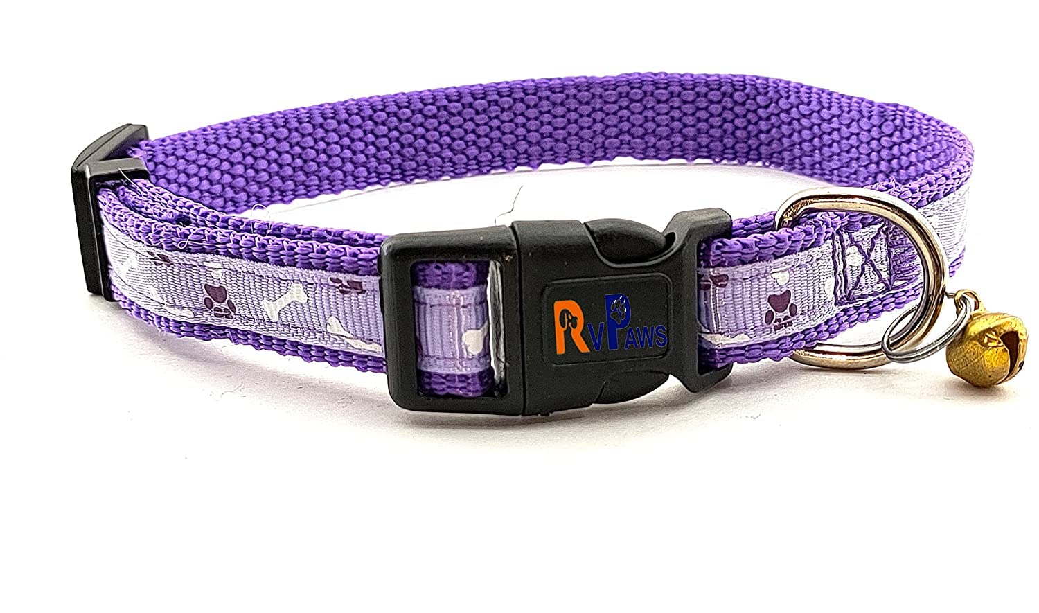 Woofy Puppy Collars with Bell Soft Adjustable Safe Collar and Protection Breakaway Cute Kitty Neckband with Animal Printed for Puppy and Cats (Pack of 1) (Purple) (B0BFR6147H) Amazon Price History, Amazon Price Tracker