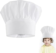 Kochmütze Kinder,Kochmütze,Kochhut,Koch Mütze, Verstellbar Elastische Koch Mütze Zum Kochen, Backen, Party, Schule, Zuhause,Kinder Küchen,Kann Ihren Kopf Schützen, Geeignet Für Erwachsene Und Kind