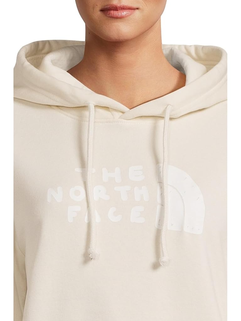 White The North Face Evolution Sketch Logo Half Dome Hoodie - Graphic