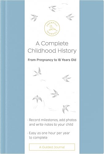 Miniatura 27 de Promptly Journals - Cuaderno de historia de la infancia, cuaderno de recuerdos para bebés desde el embarazo hasta los 18 años (aloe)