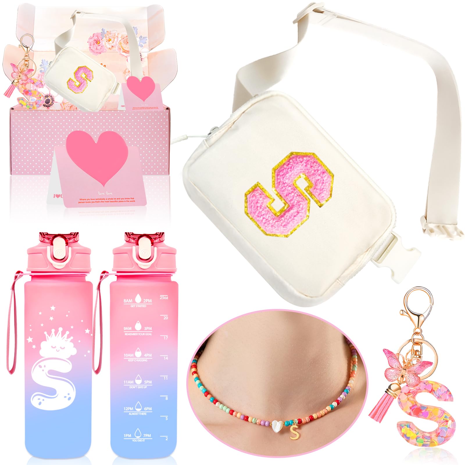 Awfrky Personalized Fanny Pack for Girls