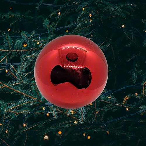 Miniatura 4 de 11 bolas de vidrio soplado brillantes clásicas navideñas hechas a mano con vidrio soplado, fabricadas por comunidades marginadas en México, útiles