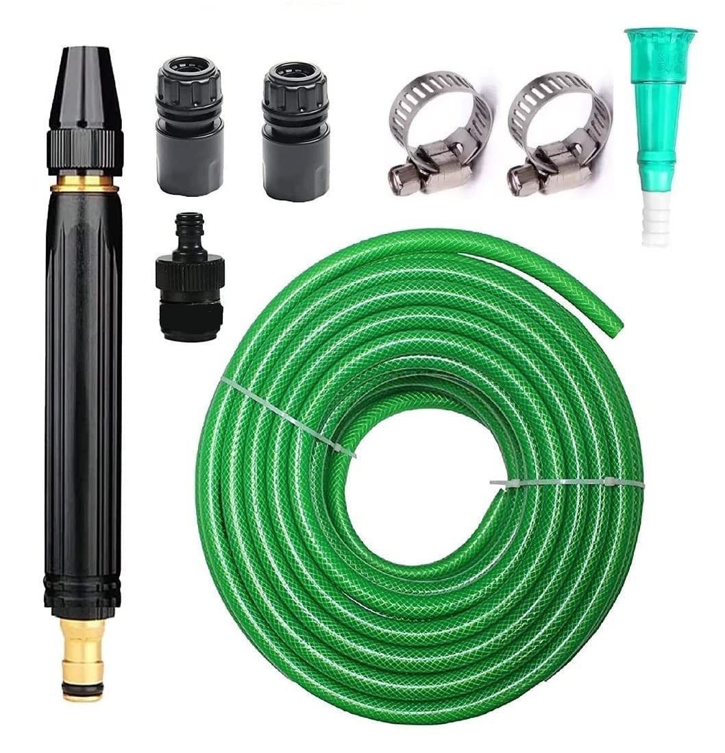 SEAHAVEN Water Spray Gun Car Wash Nozzle High Pressure Nozzle Spray Water Gun Water Jet Hose Nozzles Pipe For Gardening, Bike Car Wash Garden Watering Tool Black High Pressure Nozzle with 3 Attachment (B0C5581RM6) Amazon Price History, Amazon Price Tracker