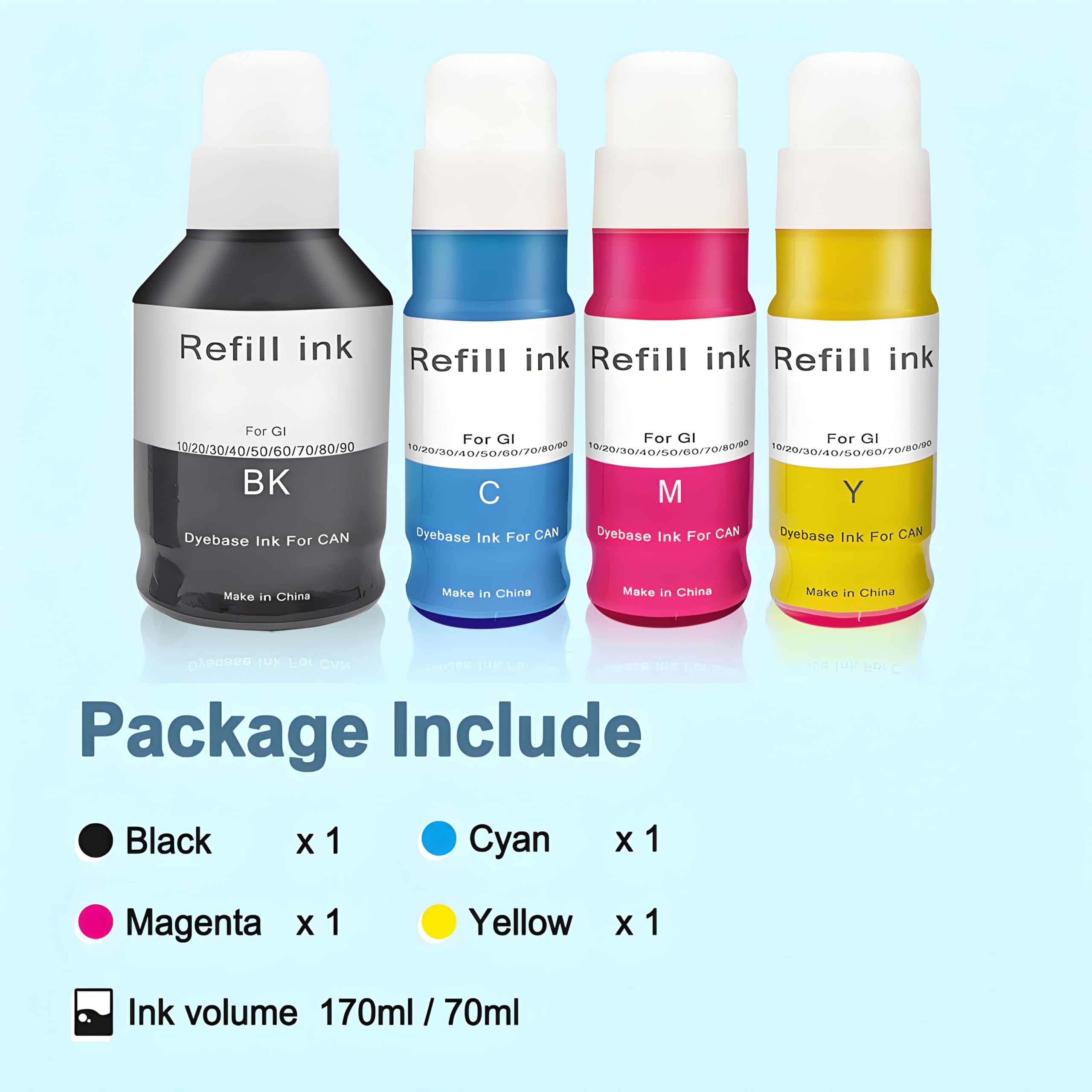 Amazon.com: KSUMEI GI-20 Refill Ink Bottles for Canon PIXMA G5020