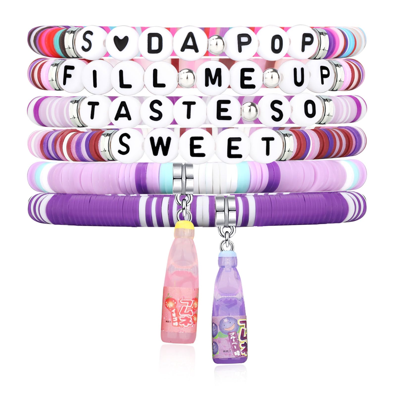 IDesign K-Pop Bracelet Soda Pop Golden Shining Music Matching Korean Anime Gifts for Fans Decor Halloween Outfits