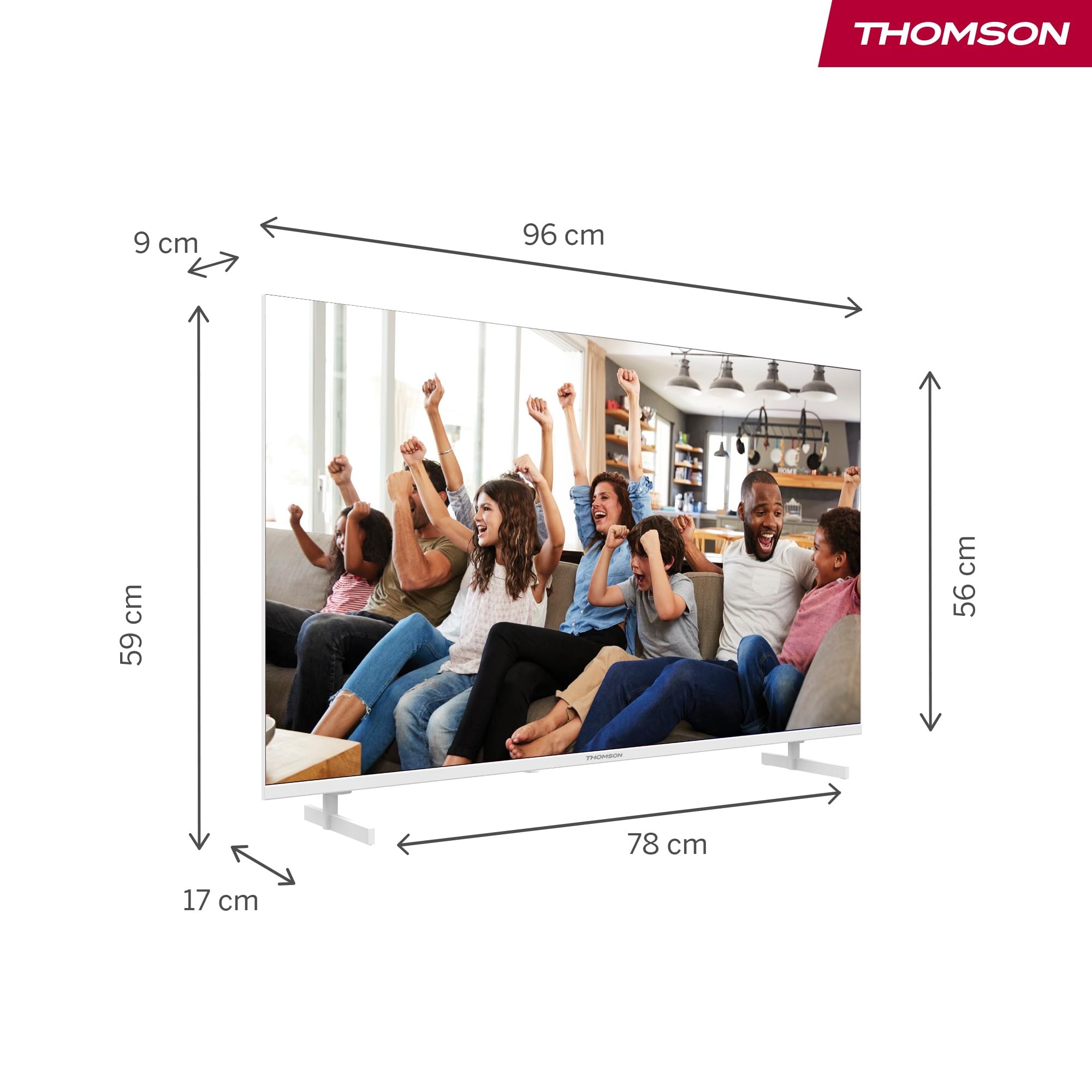 Thomson 43 Pollici 4K Smart TV Wi-Fi - Dettaglio