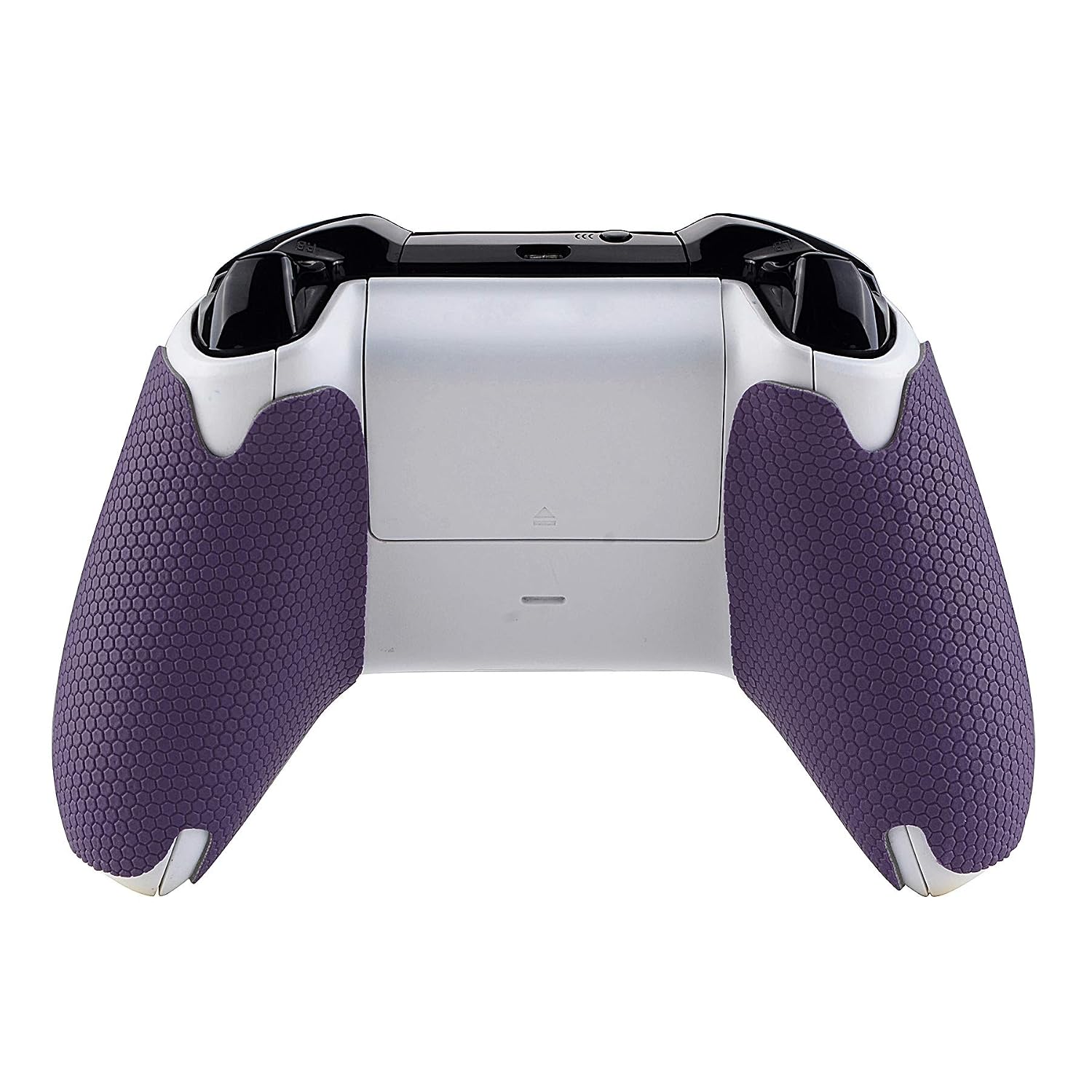 eXtremeRate Purple Anti-Skid Sweat-Absorbent Controller Grip for Xbox One S, Xbox One X, Xbox One Controller, Professional Textured Soft Rubber Pads Handle Grips for Xbox One Xbox One S/X Controller