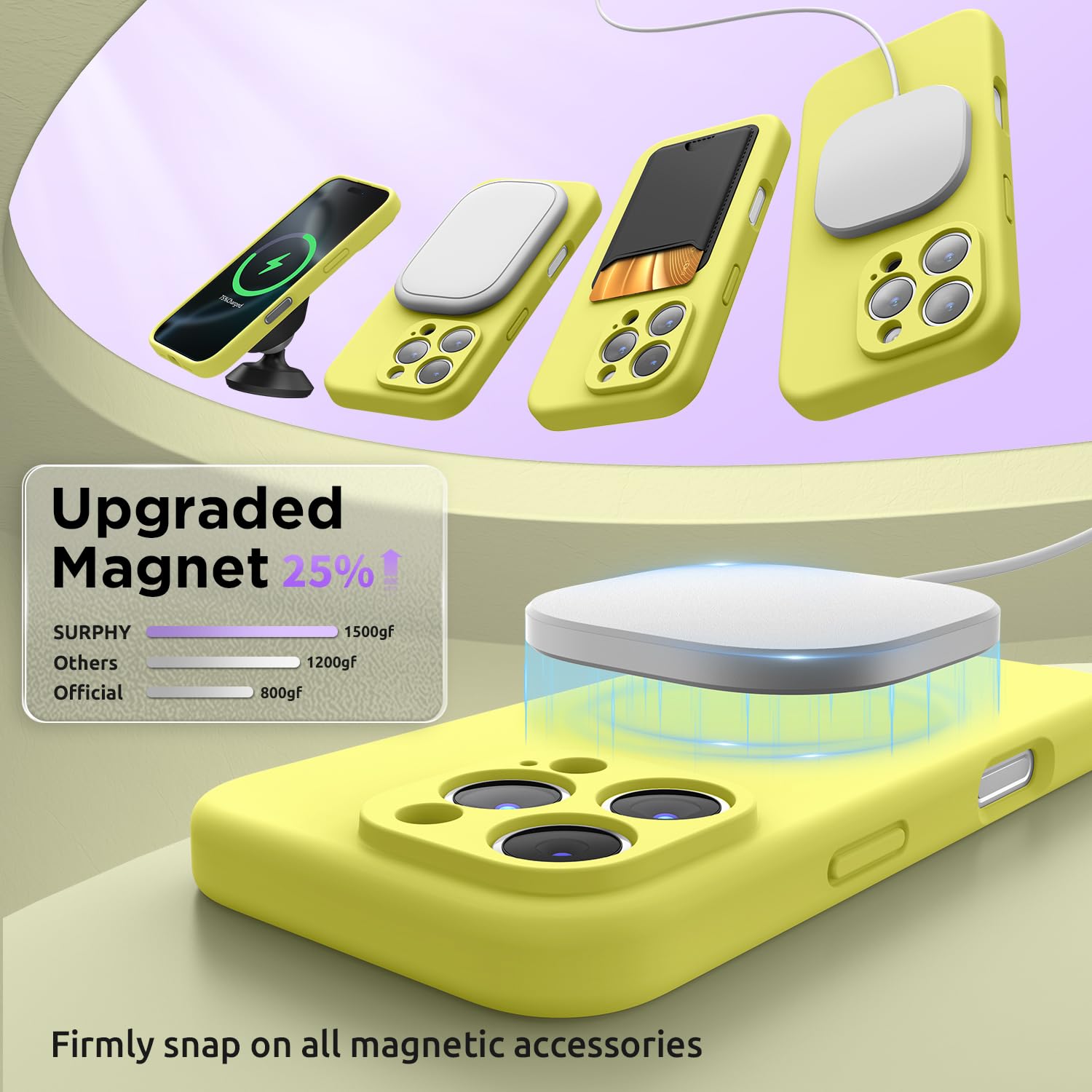 SURPHY Magnetic Design for iPhone 16 Pro Case - Image 3