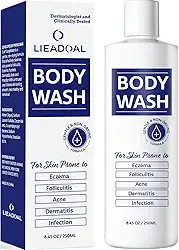LIEADOAL Sabonete Líquido Antifúngico Para Acne E Eczema: Tratamento De Foliculite Para Pele Propensa A Dermatite, Micose, Coceira Na Virilha E Hidradenite Supurativa