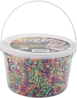 The Beadery Ultra Kandi Rave Bead Bucket, Sparkle Multicolor