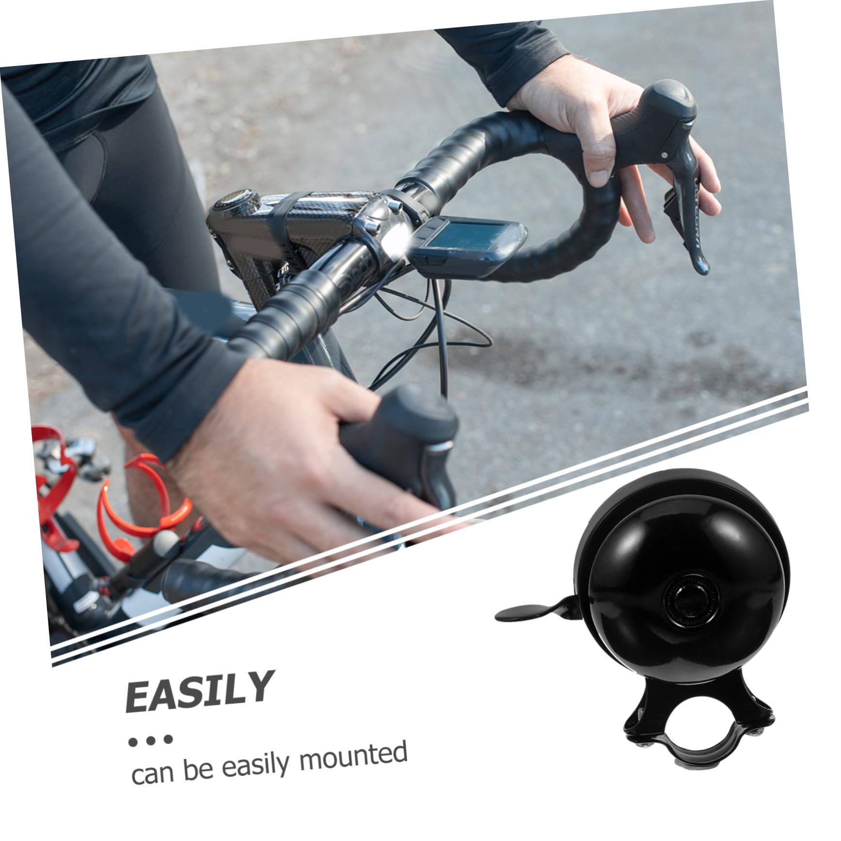 TOYANDONA Campana De Bicicleta Retro Campana Adulto Timbres De Bicicleta para Adultos Campanas para Bicicletas Campana De Ciclismo De Carretera Campanilla Negro Planchar