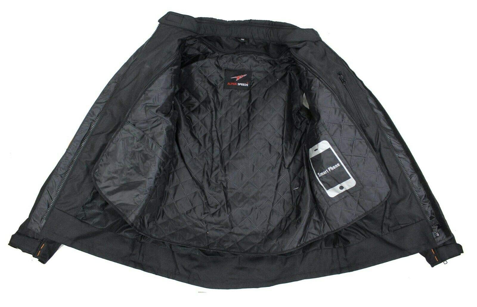 Motorrad Textiljacke Biker Wasserdicht Motorcycle Touring Jacket Protektoren Racing Thermofutte herausnehmbar Protector Jacket