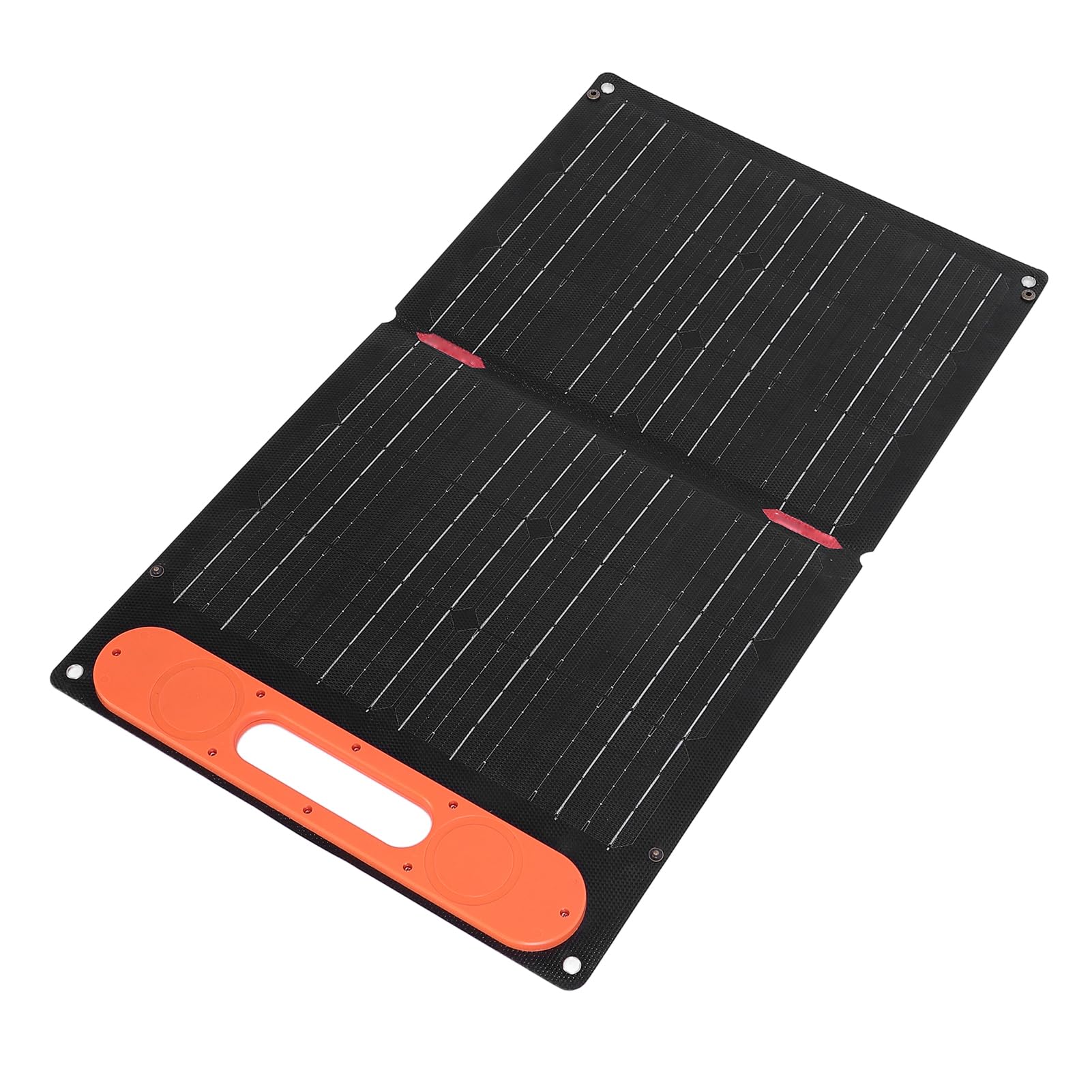Chargeur Solaire Portable 60W ETFE Pliable Double Face pour Les Voyages en Camping-Car, Conception Légère à Absorption Magnétique