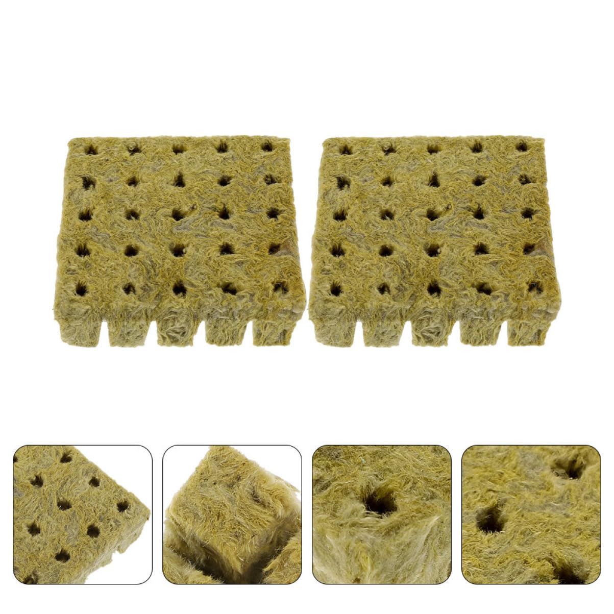 YARNOW 250piezas Cubos De Cultivo Hidropónico Soilless para Propagación De Plantas De Bloques De Roca para Iniciación De Esquejes