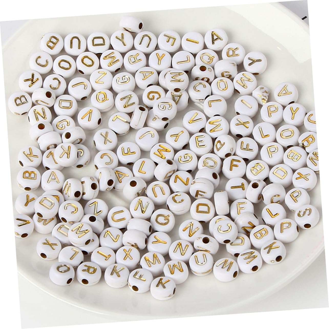 SHINEOFI 4000piezas Abalorios De Letras De Acrílico Decorativos Para Manualidades Para Pulseras y Collares