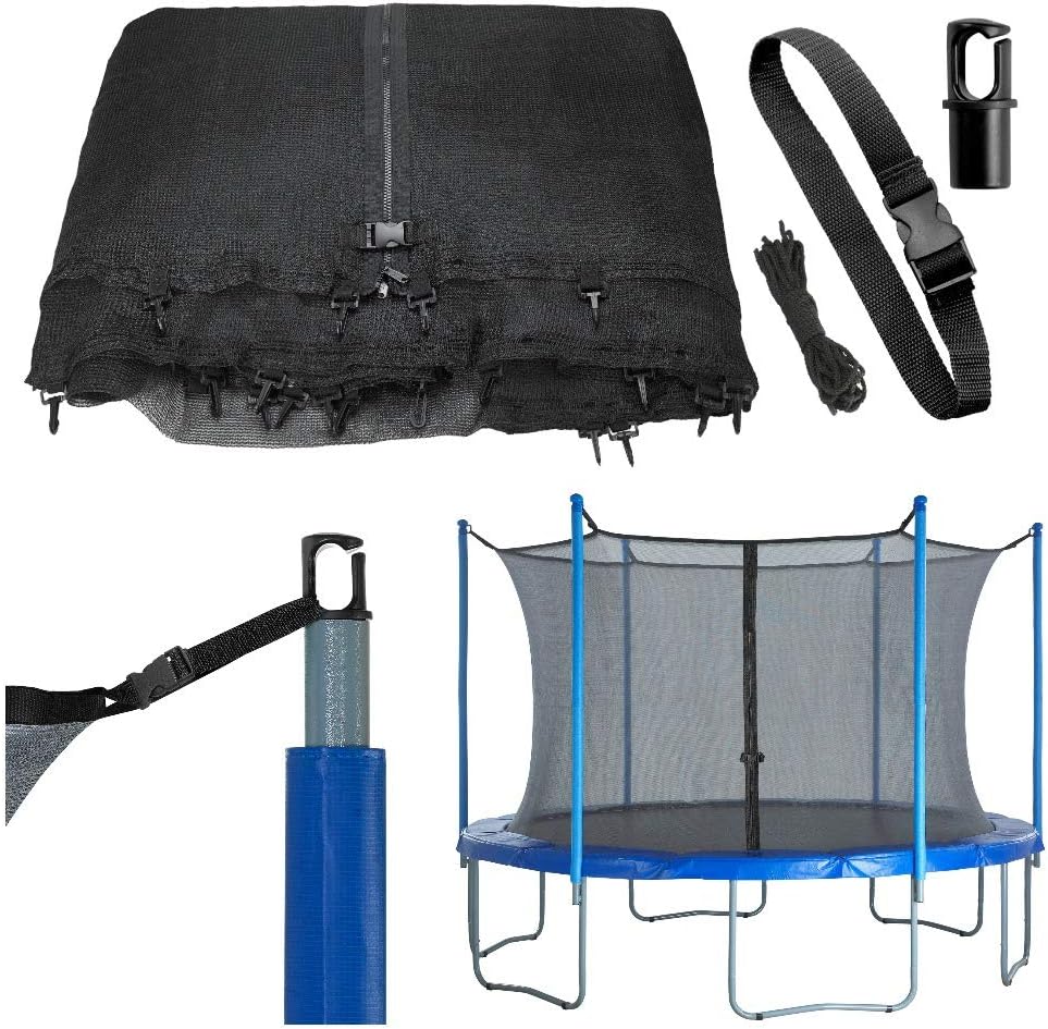 Upper Bounce Universal Trampolines Safety Nets for Round Trampoline Frame - Trampoline Replacement Net - Compatible with Most Trampoline Brands
