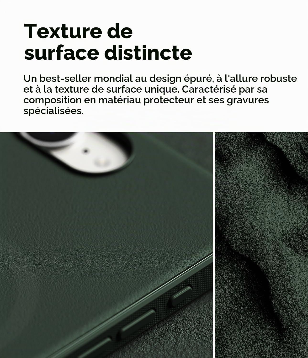 Ringke Coque pour iPhone 16e / 17e Case Étui Onyx Magnetic Dark Green